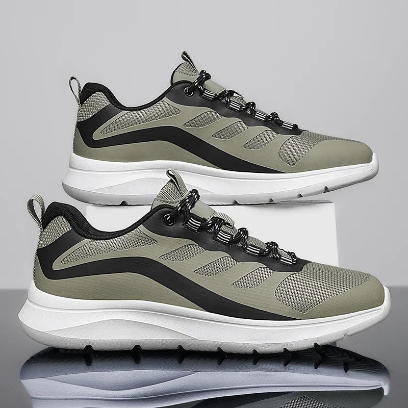 Alpha Stride Sneakers - Breathable Mesh & Cushioned Comfort for All-Day Wear