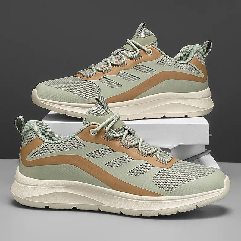 Alpha Stride Sneakers - Breathable Mesh & Cushioned Comfort for All-Day Wear