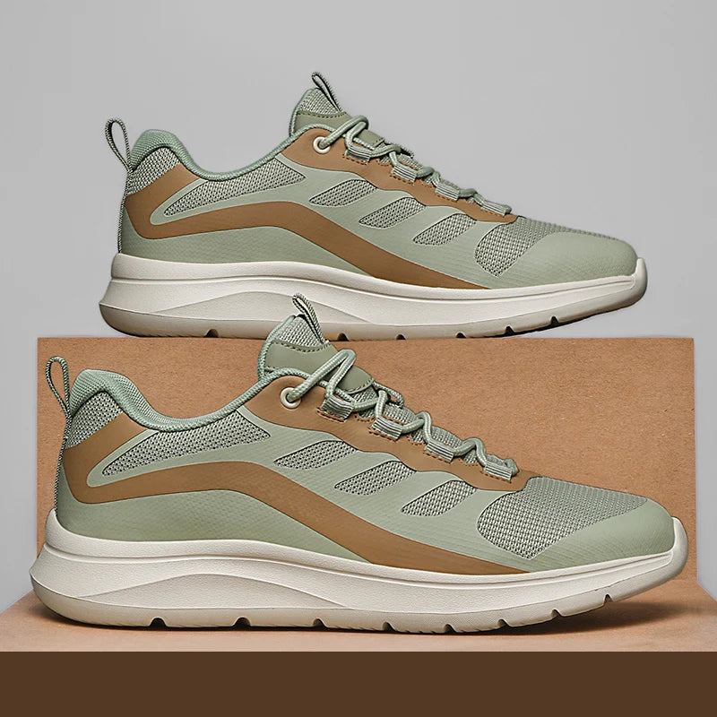Alpha Stride Sneakers - Breathable Mesh & Cushioned Comfort for All-Day Wear