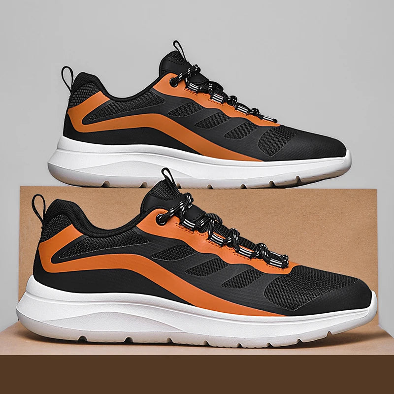 Alpha Stride Sneakers - Breathable Mesh & Cushioned Comfort for All-Day Wear