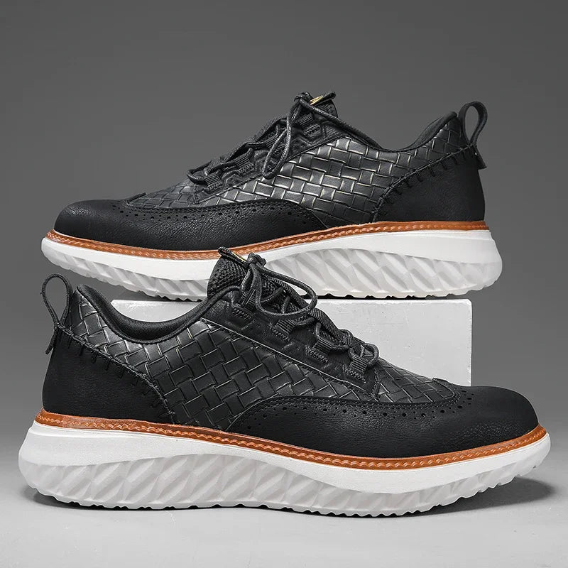 Cavero Leather Sneakers - Lightweight Comfort & Breathable Style