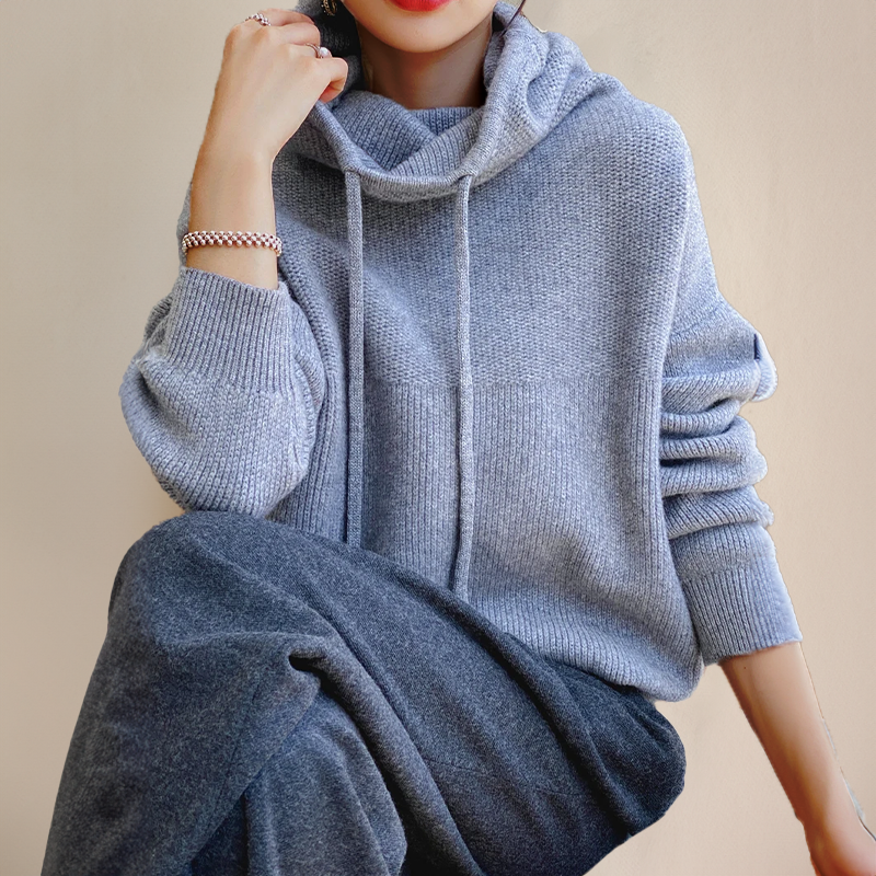 Elvire™ | Cozy Hooded Pullover
