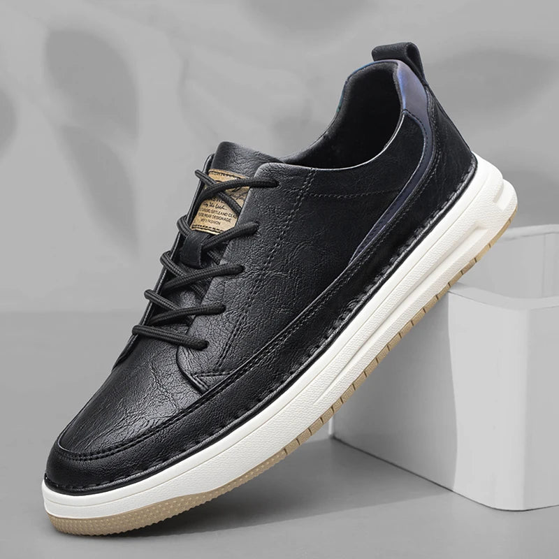 Halston Arc Leather Sneakers - Luxurious Comfort & Stylish Design