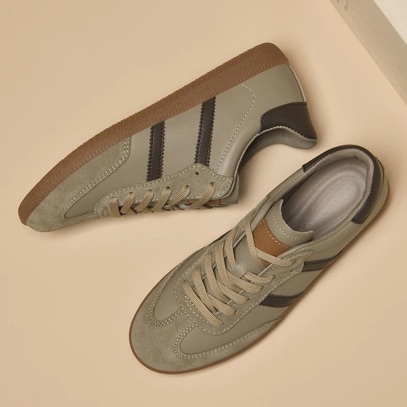 Leather Sneakers - All-Day Comfort with Sleek Design