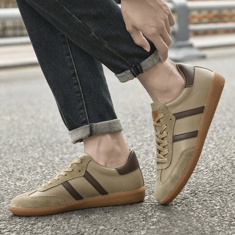 Leather Sneakers - All-Day Comfort with Sleek Design