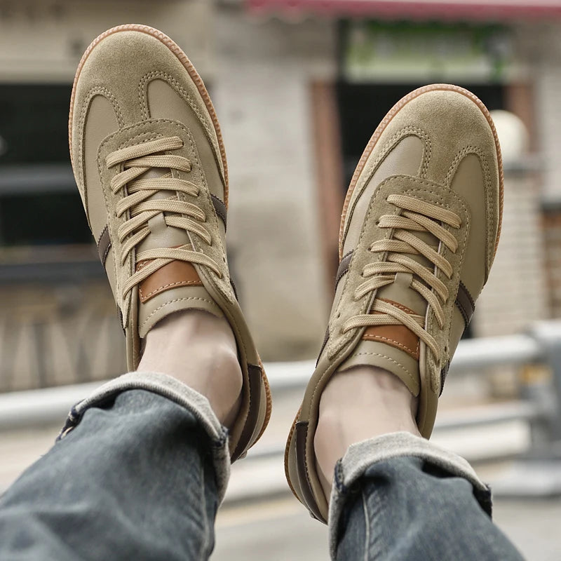 Leather Sneakers - All-Day Comfort with Sleek Design