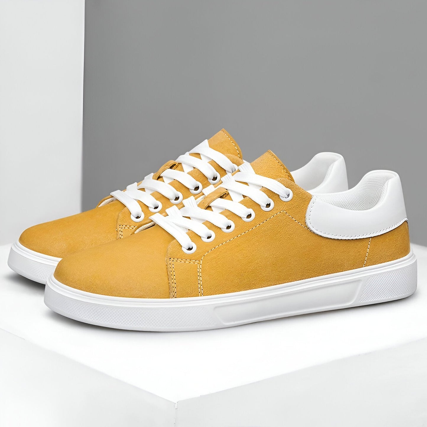 Leather Sneakers - All-Day Comfort with Stylish Design
