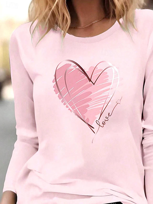 Heart | T Shirt - Stylish Heart Design for Comfort & Versatility