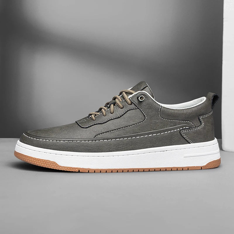 Urban Drop Leather Sneakers - All-Day Comfort & Stylish Design