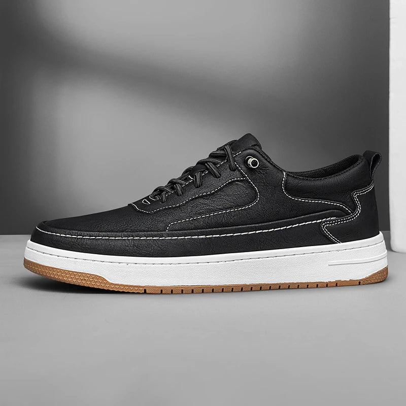 Urban Drop Leather Sneakers - All-Day Comfort & Stylish Design