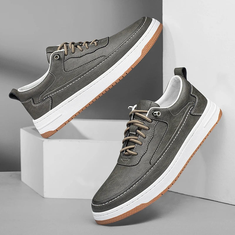 Urban Drop Leather Sneakers - All-Day Comfort & Stylish Design