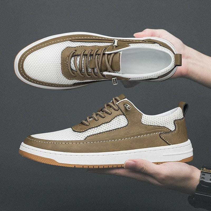 Urban Drop Leather Sneakers - All-Day Comfort & Stylish Durability