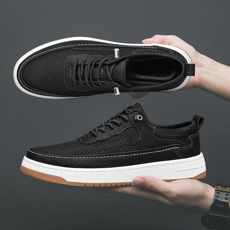 Urban Drop Leather Sneakers - All-Day Comfort & Stylish Durability