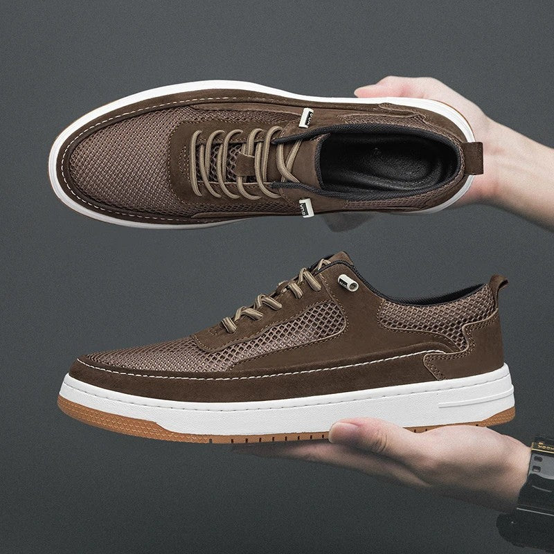 Urban Drop Leather Sneakers - All-Day Comfort & Stylish Durability
