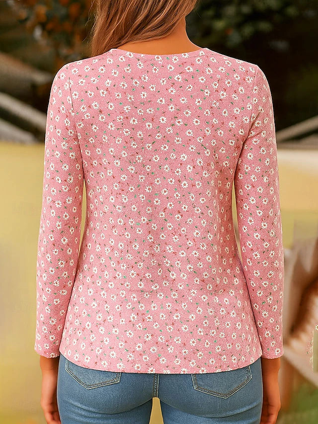 Fenny Long Sleeve T-Shirt - Vintage Style & All-Day Comfort