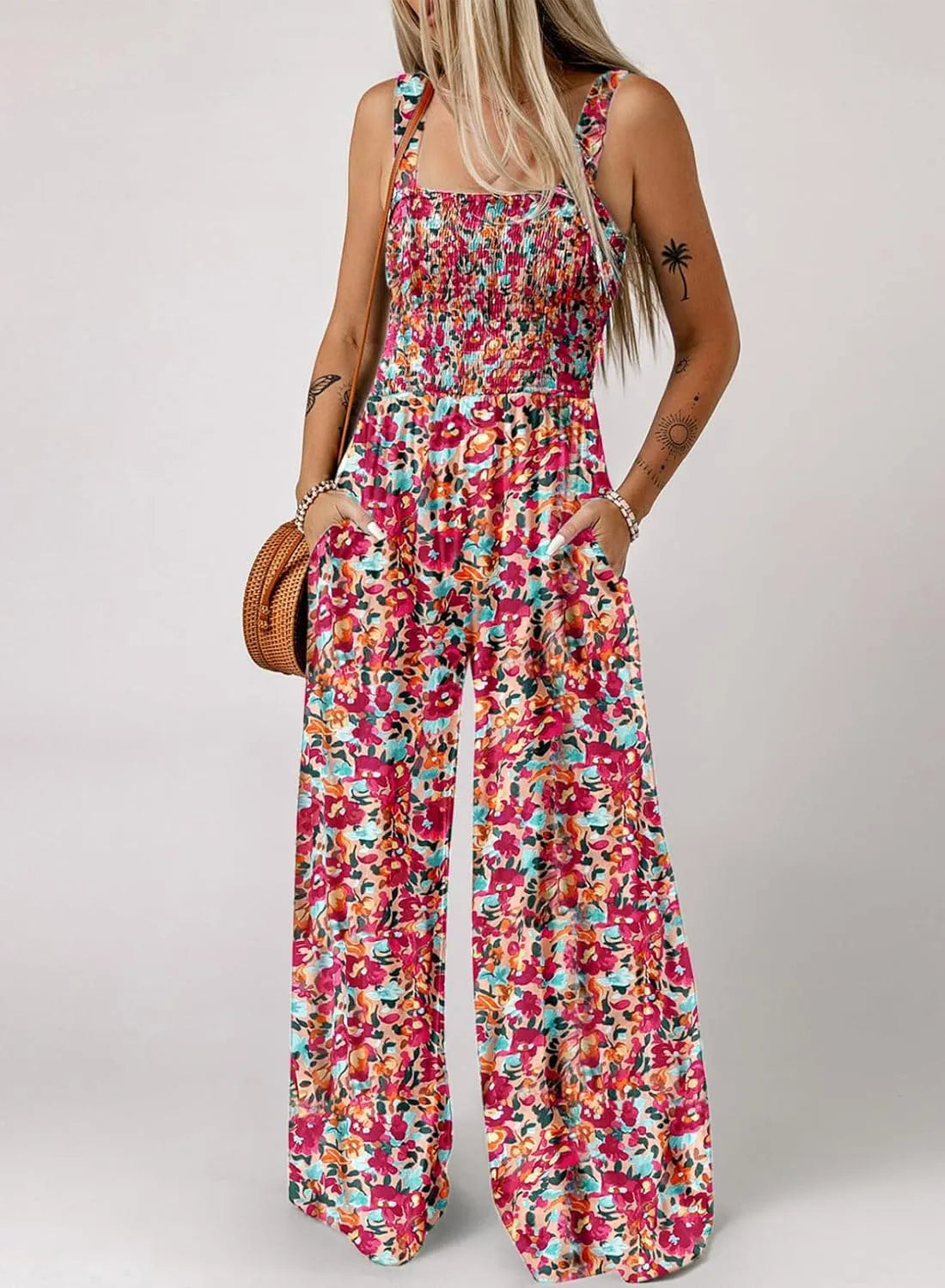 Jessy | Women's Floral Print Jumpsuit