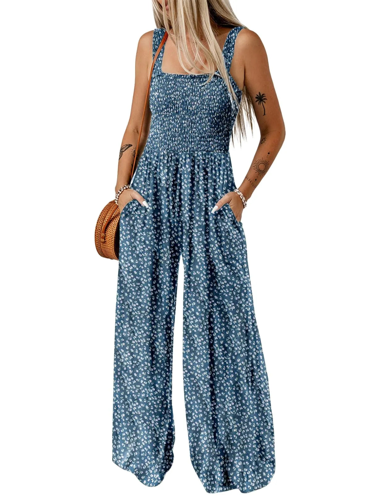 Jessy | Women's Floral Print Jumpsuit