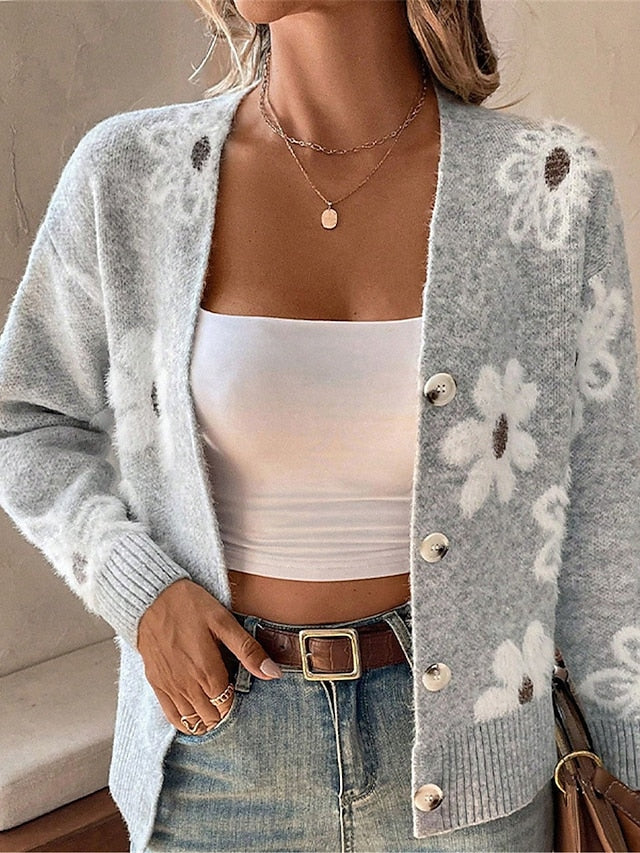 Cloe | Women's Long Knitted Cardigan - Cozy Style for Every Occasion