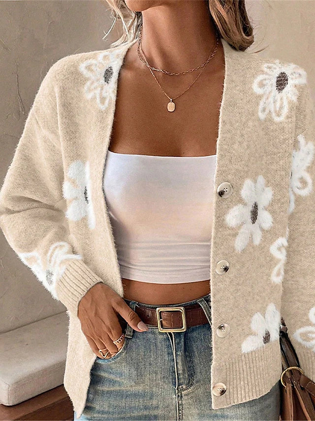 Cloe | Women's Long Knitted Cardigan - Cozy Style for Every Occasion