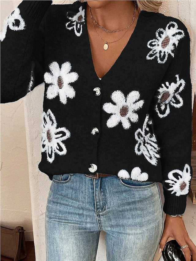 Cloe | Women's Long Knitted Cardigan - Cozy Style for Every Occasion