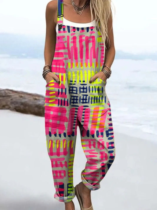 Vintage Floral Jumpsuit Women - Effortless Style & All-Day Comfort