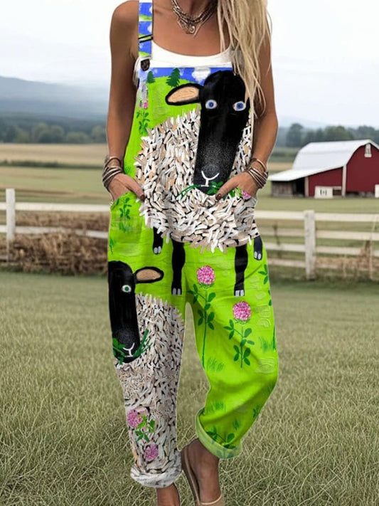 Vintage Floral Jumpsuit Women - Effortless Style & All-Day Comfort