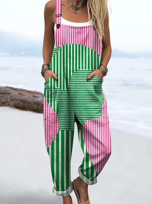 Vintage Floral Jumpsuit Women - Effortless Style & All-Day Comfort