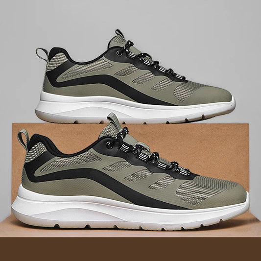 Alpha Stride Sneakers - Breathable Mesh & Cushioned Comfort for All-Day Wear