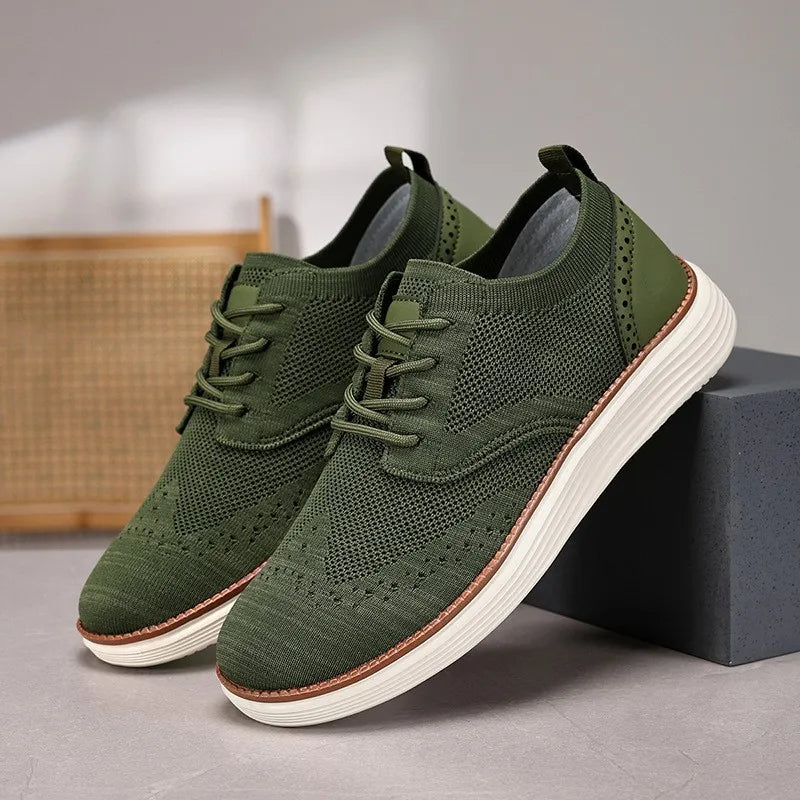 Arlington Sneakers - Lightweight Comfort & Stylish Brogue Detailing