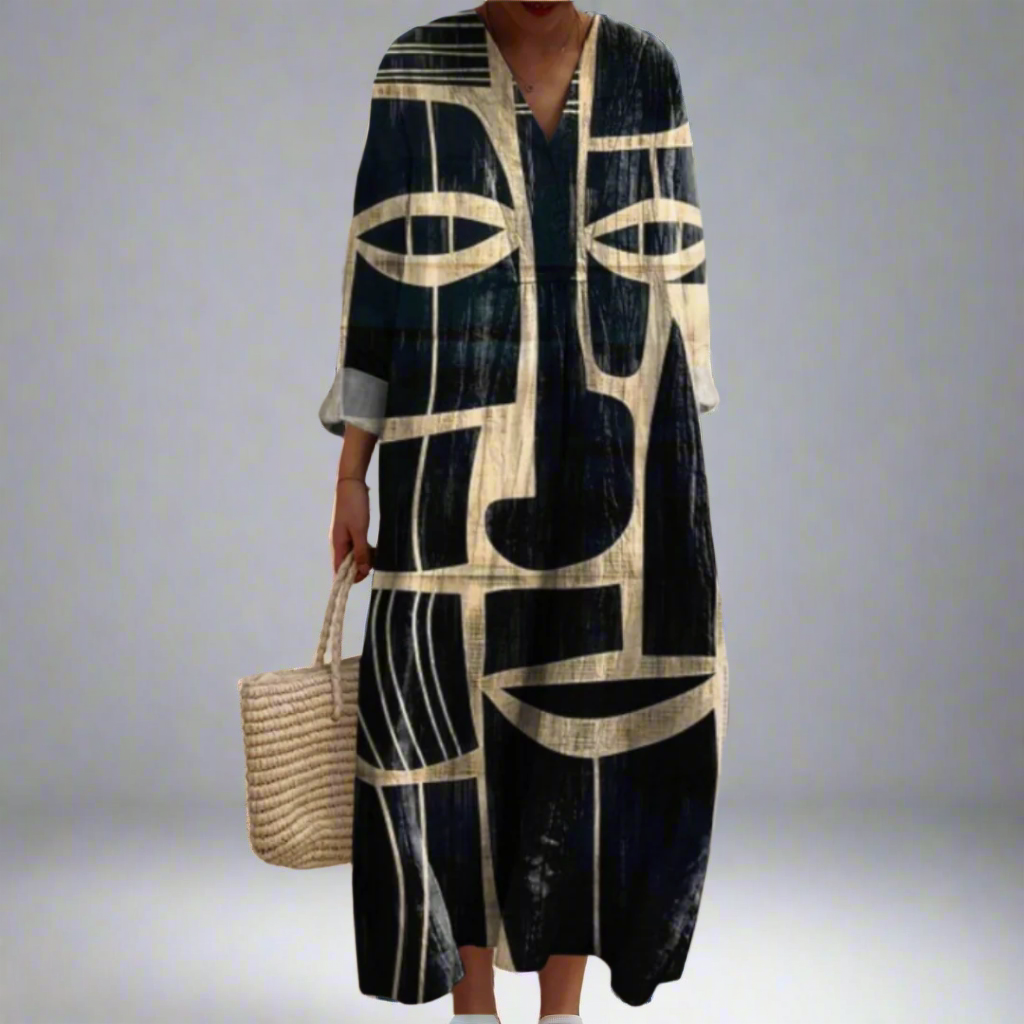 Lorna | Artistic Maxi Dress