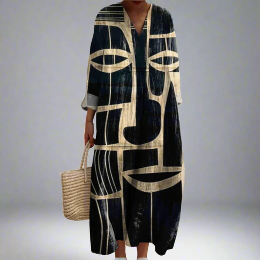 Lorna | Artistic Maxi Dress