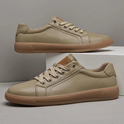 Carlo Leather Sneakers - Stylish Comfort with Cushioned Insole