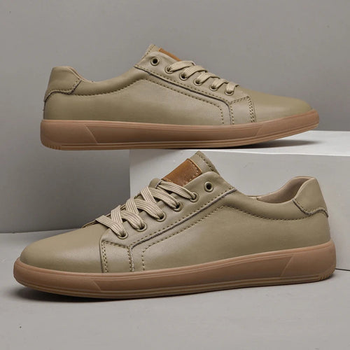 Carlo Leather Sneakers - Stylish Comfort with Cushioned Insole