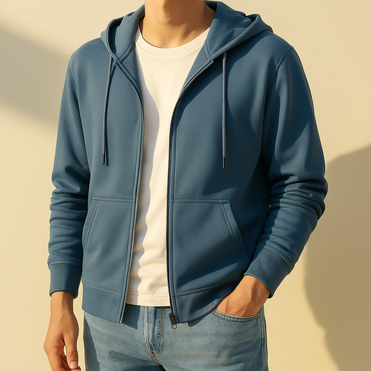 Delta Zip-Up Hoodie - Ultimate Comfort & Style for Men