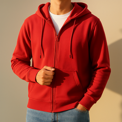 Delta Zip-Up Hoodie - Ultimate Comfort & Style for Men
