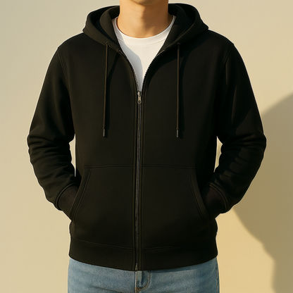 Delta Zip-Up Hoodie - Ultimate Comfort & Style for Men