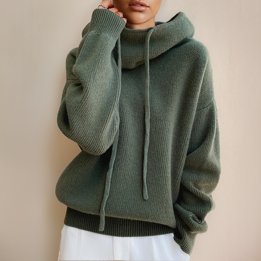 Elvire™ | Cozy Hooded Pullover