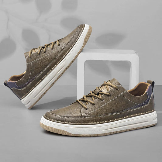 Halston Arc Leather Sneakers - Luxurious Comfort & Stylish Design