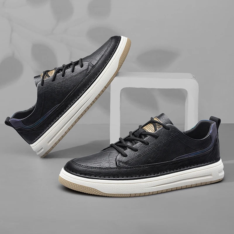 Halston Arc Leather Sneakers - Luxurious Comfort & Stylish Design