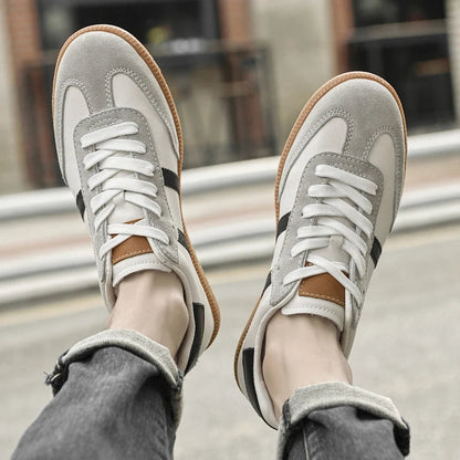 Leather Sneakers - All-Day Comfort with Sleek Design