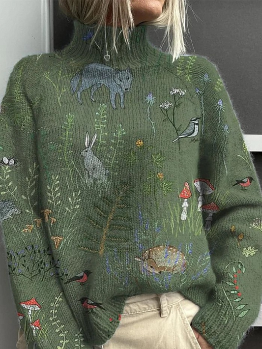 Lightweight Mens Turtleneck Sweater - Breathable Comfort for Warm Days