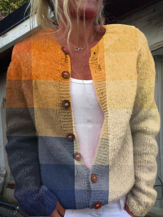Lovely Women's Cardigan - Floral Design, Cozy & Stylish