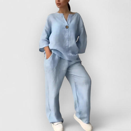 Margherita™ Two-Piece Linen Set