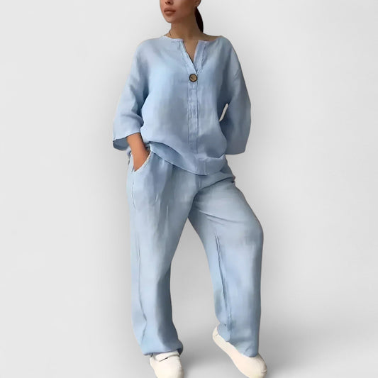 Margherita™ Two-Piece Linen Set