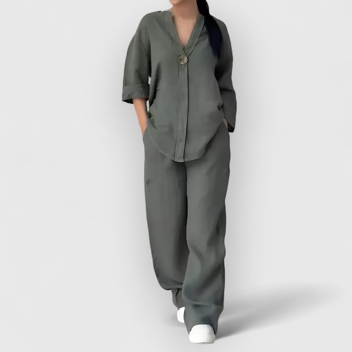 Margherita™ Two-Piece Linen Set