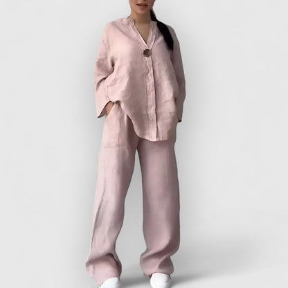 Margherita™ Two-Piece Linen Set