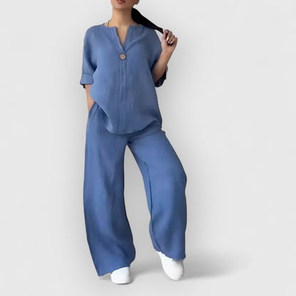 Margherita™ Two-Piece Linen Set