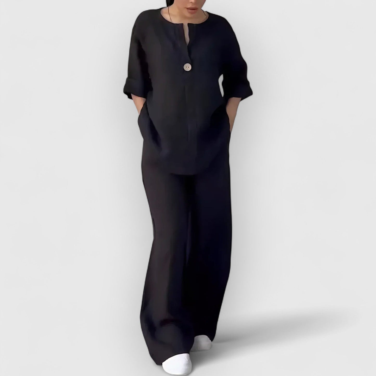 Margherita™ Two-Piece Linen Set