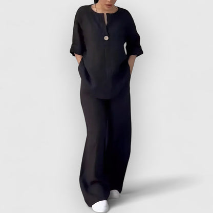 Margherita™ Two-Piece Linen Set