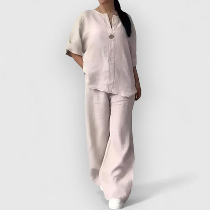 Margherita™ Two-Piece Linen Set